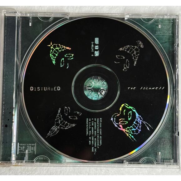 Disturbed The Sickness CD Album 2000 Giant Records Original Release Tested - Picture 6 of 7
